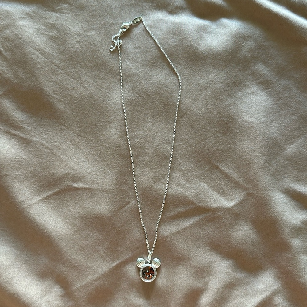 Disney pumpkin Mickey necklace